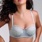 Marlies Dekkers Mariposa blauw/print voorgevormde bh