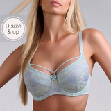 Marlies Dekkers Mariposa blauw/print niet voorgevormde bh