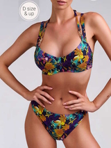 Marlies Dekkers Badmode Acapulco paars/print soft-cup bikinitop