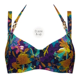 Marlies Dekkers Badmode Acapulco paars/print soft-cup bikinitop