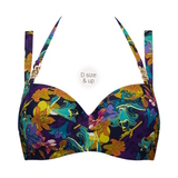 Marlies Dekkers Badmode Acapulco paars/print voorgevormde bikinitop