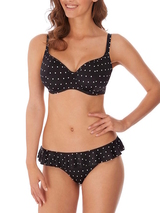 Freya Jewel Cove zwart/print voorgevormde bikinitop