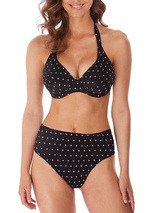 Freya Jewel Cove zwart/print voorgevormde bikinitop