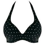 Freya Jewel Cove zwart/print voorgevormde bikinitop