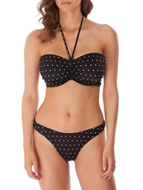 Freya Jewel Cove zwart/print voorgevormde bikinitop