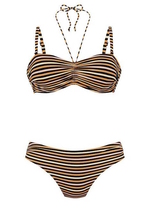 Anita Badmode Santa Anna zwart/goud bikini set