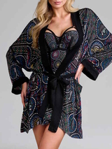 Marlies Dekkers Badmode Ecclesia  zwart/print kimono