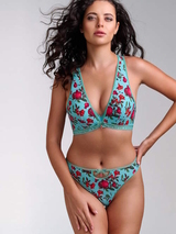 Marlies Dekkers Forbidden Fruit blauw/print push up bh