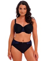 Fantasie Lingerie Emmaline zwart/blauw voorgevormde bh