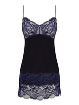 Fantasie Lingerie Emmaline zwart/blauw slipdress